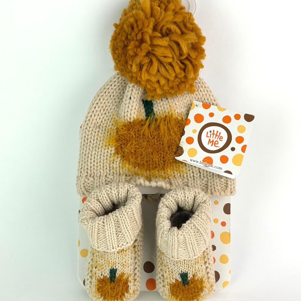 Fall Baby Hat & Booties Set 0–6 Months Little Me